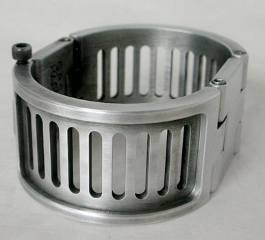 
Metal Cuff with Slots - Wrapped