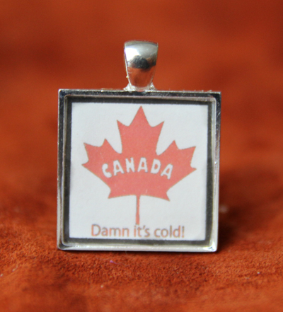 Canada keychain pendant
