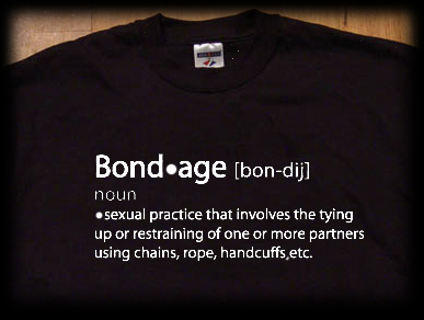 bondage t shirt